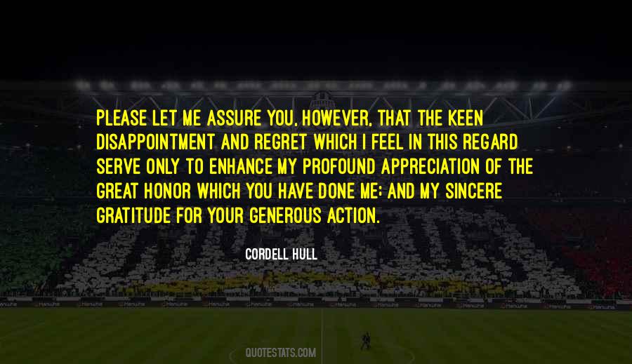 Quotes About Sincere Appreciation #167509