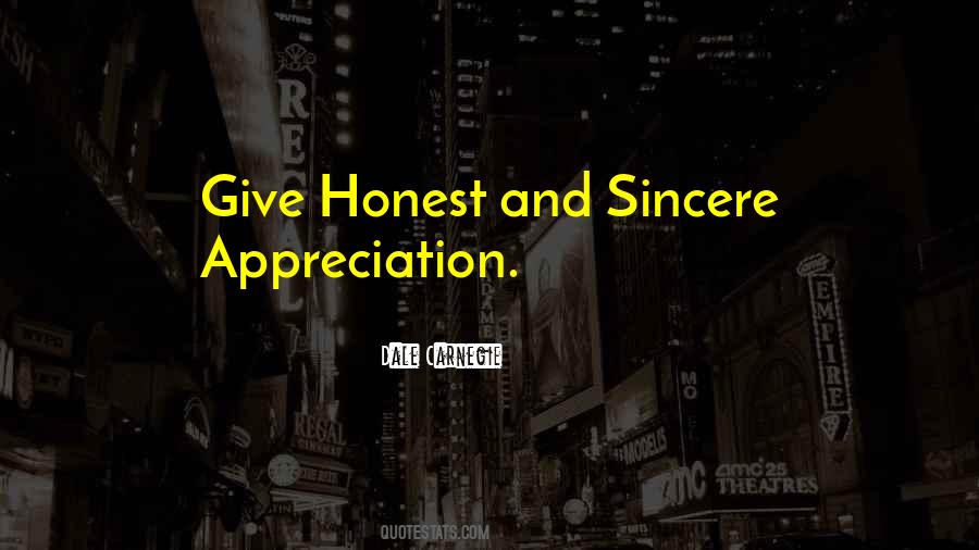Quotes About Sincere Appreciation #234835