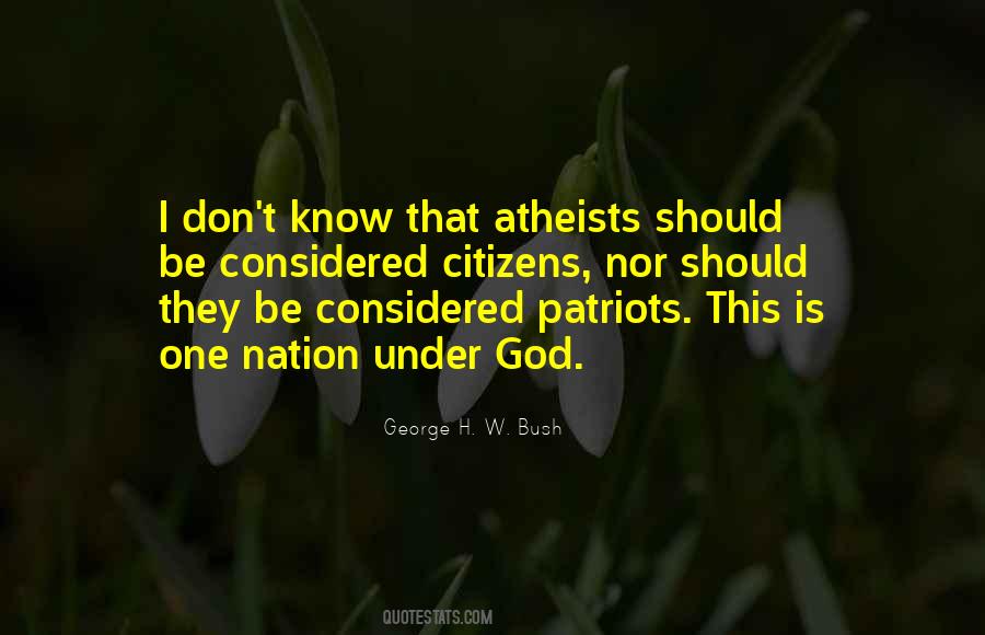 Quotes About One Nation Under God #112316