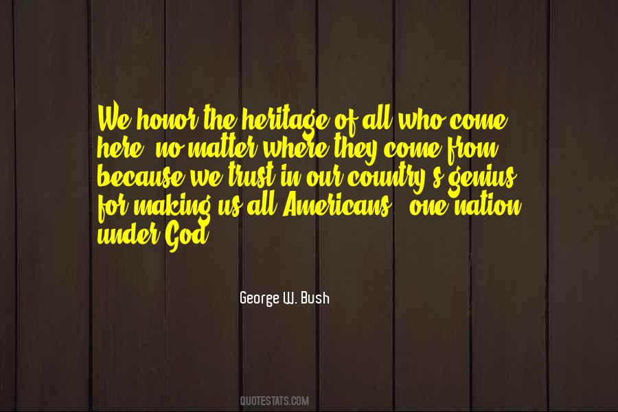 Quotes About One Nation Under God #1254412