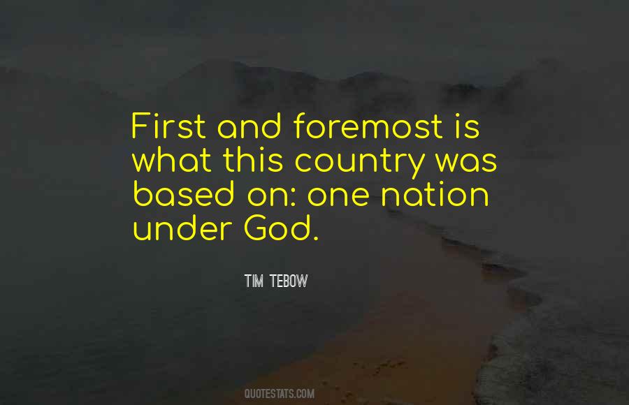 Quotes About One Nation Under God #1444632