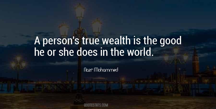 Wealth's Quotes #142552