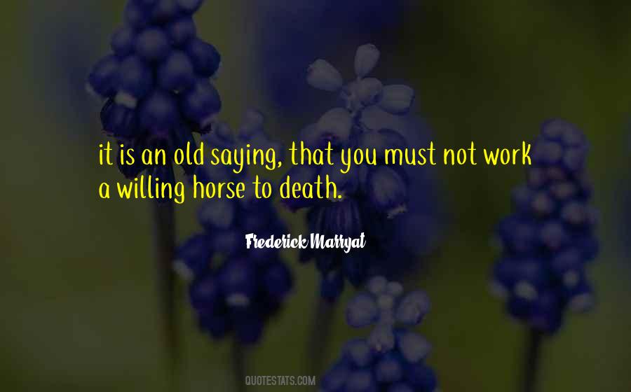 Quotes About Horse Death #1250139