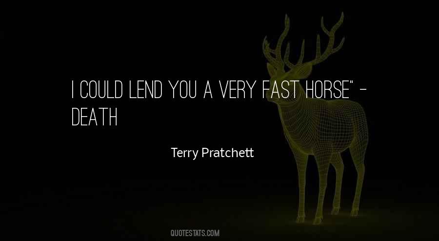 Quotes About Horse Death #1426122