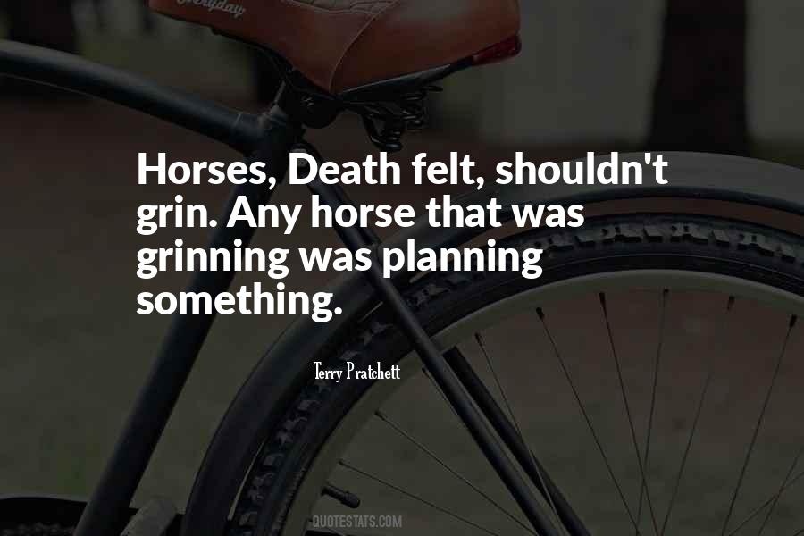 Quotes About Horse Death #1695988