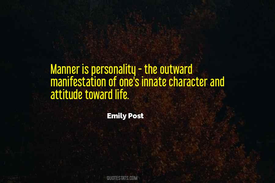 Quotes About Attitude And Personality #70145