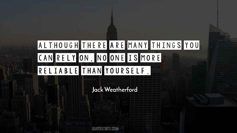 Weatherford Quotes #1641359