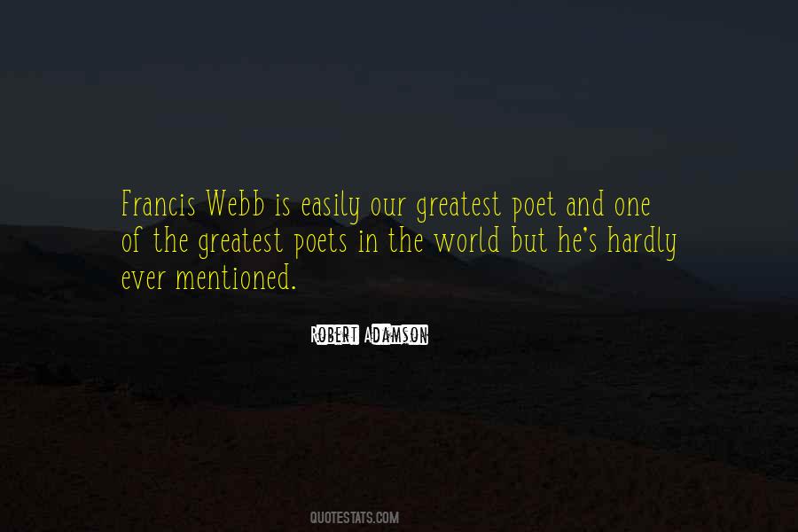 Webb's Quotes #1030480