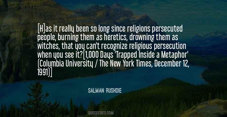 Quotes About Religious Persecution #1267515