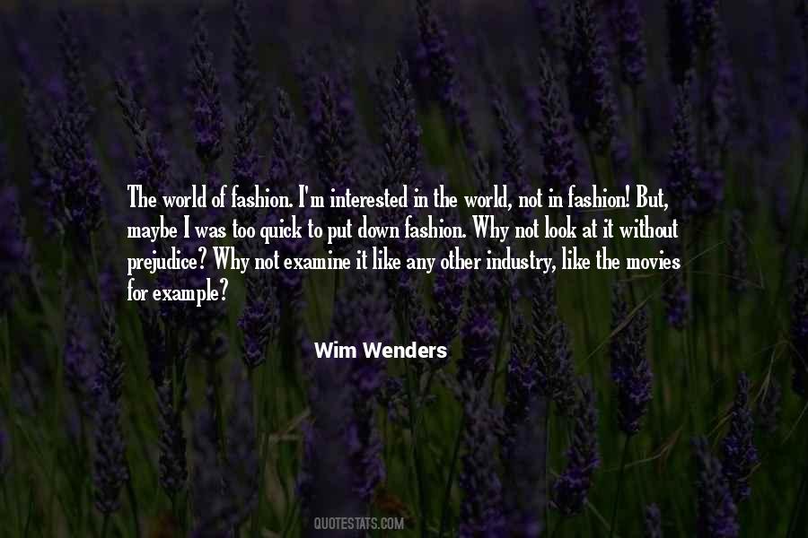 Wenders Quotes #799682