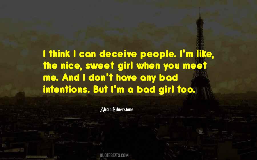 Quotes About A Bad Girl #149485