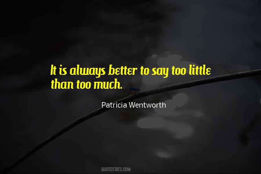 Wentworth's Quotes #179639