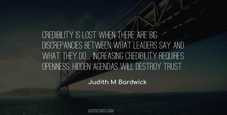 Quotes About Hidden Agendas #1381143