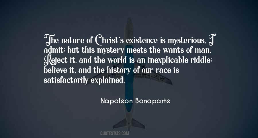 Quotes About The Mystery Of Nature #1788435