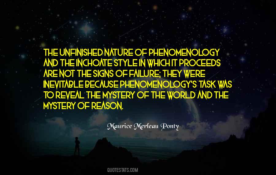 Quotes About The Mystery Of Nature #891762