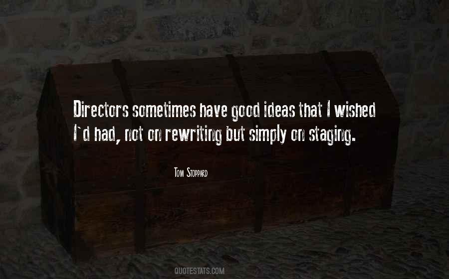 Quotes About Good Ideas #1001391