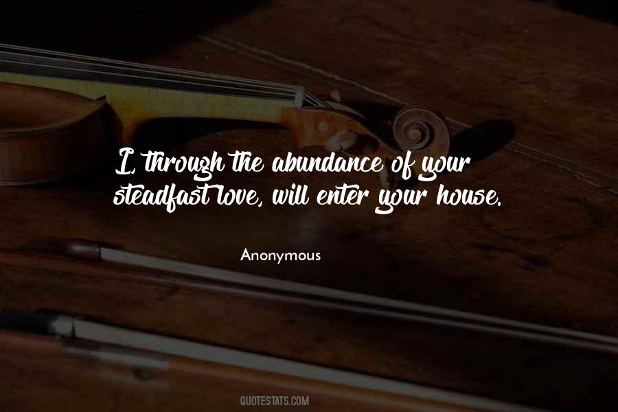 Quotes About Anonymous Love #117326