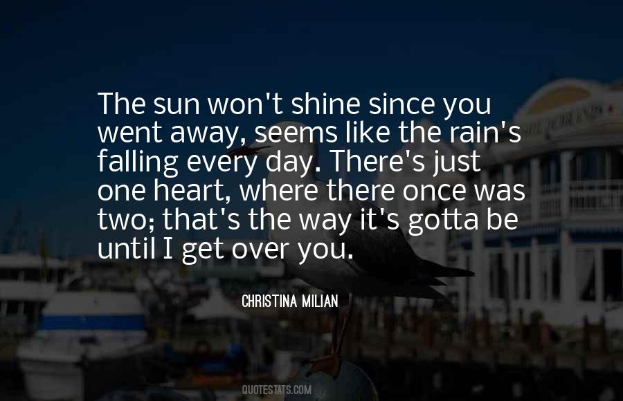 Quotes About Rain Or Shine #1465990