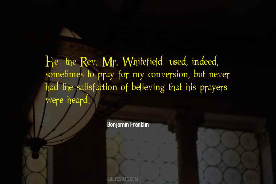 Whitefield's Quotes #1109590