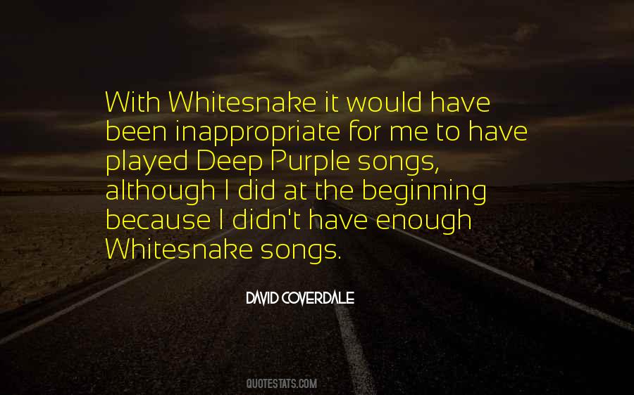 Whitesnake Quotes #424932