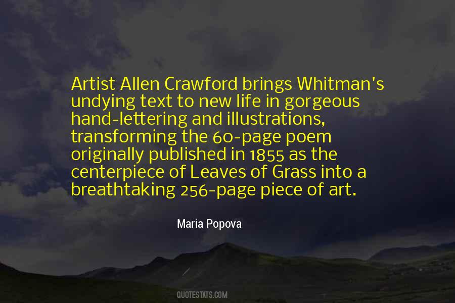 Whitman's Quotes #1288537