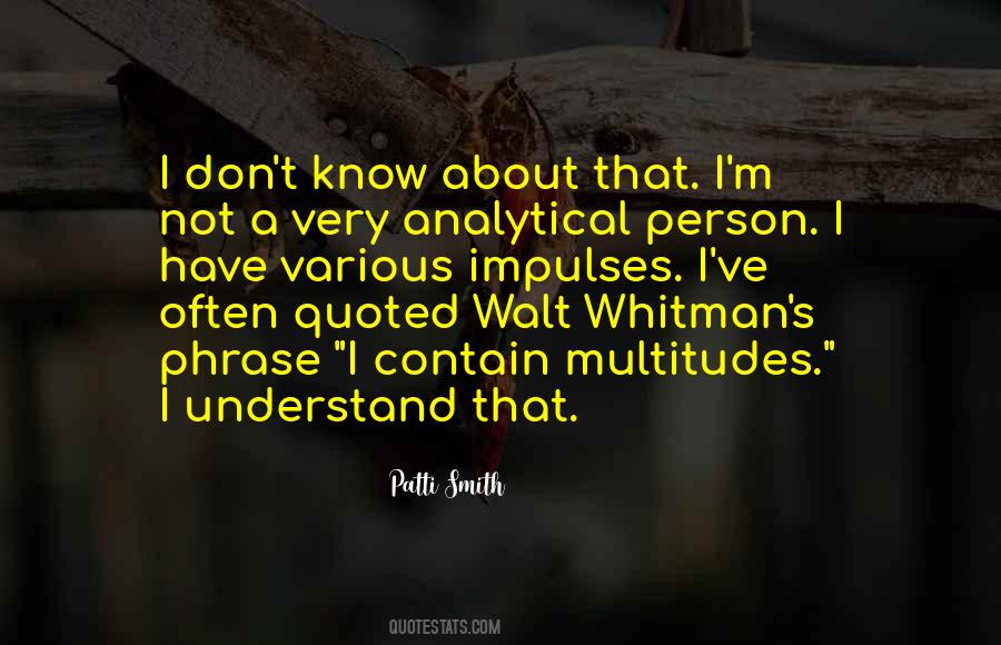 Whitman's Quotes #1791111