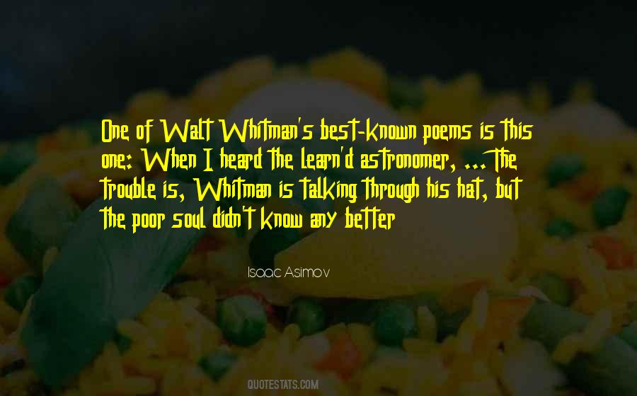 Whitman's Quotes #1800133