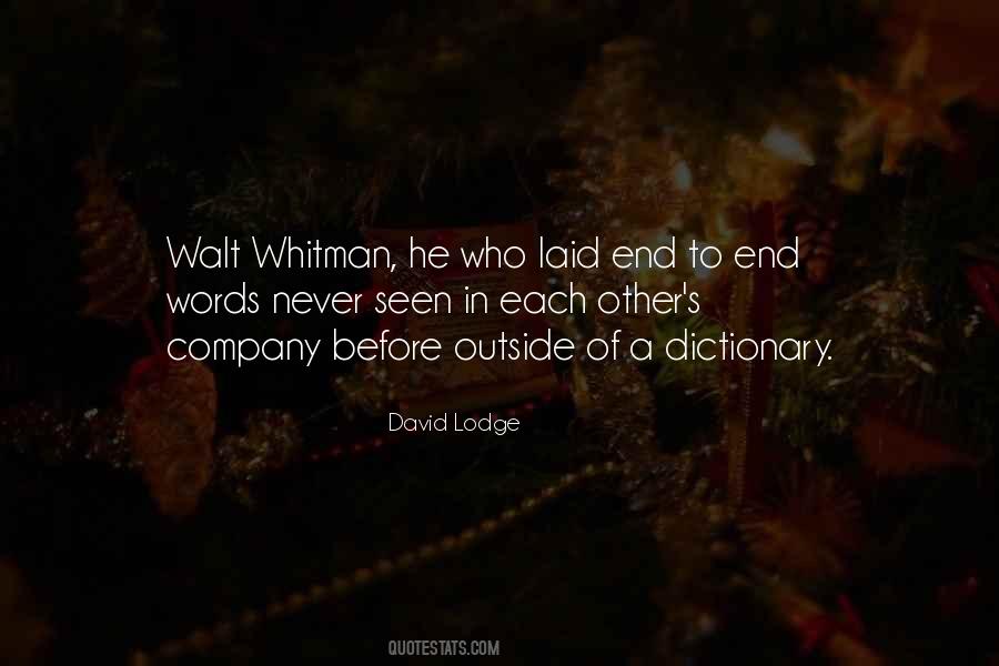 Whitman's Quotes #263714