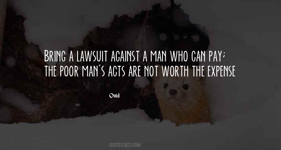 Quotes About A Man's Worth #1087763