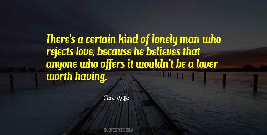 Quotes About A Man's Worth #1092424