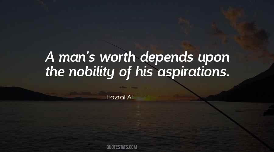 Quotes About A Man's Worth #1692599