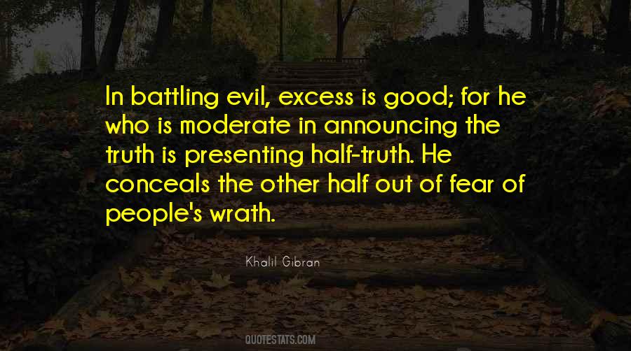 Quotes About Battling Evil #909274