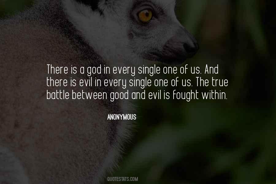 Quotes About A Battle Within #527529