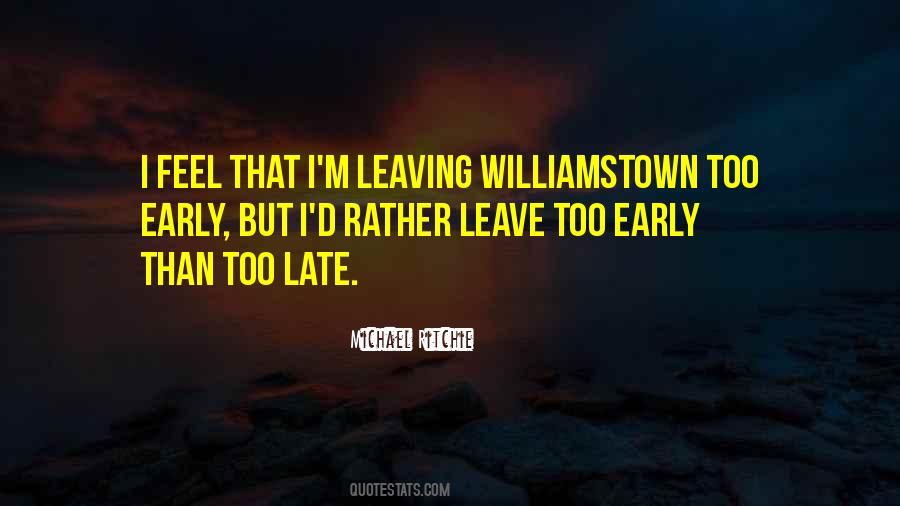 Williamstown Quotes #1464958