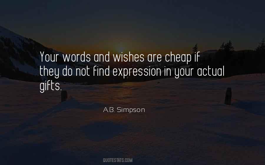 Quotes About Words Are Cheap #1570273