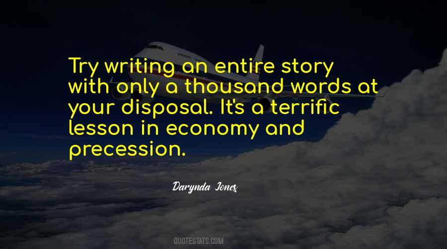 Quotes About Economy Of Words #1654421