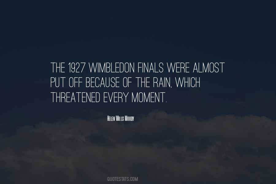 Wimbledon's Quotes #780468