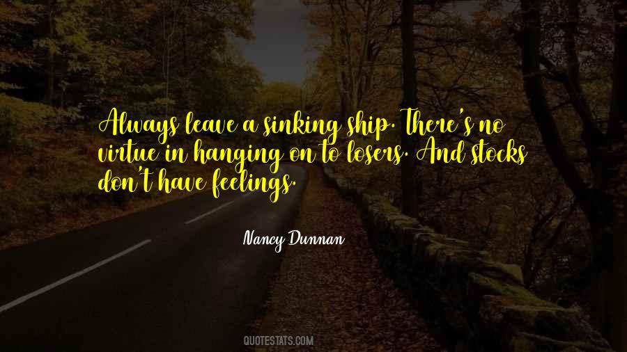 Quotes About Ships Sinking #719300
