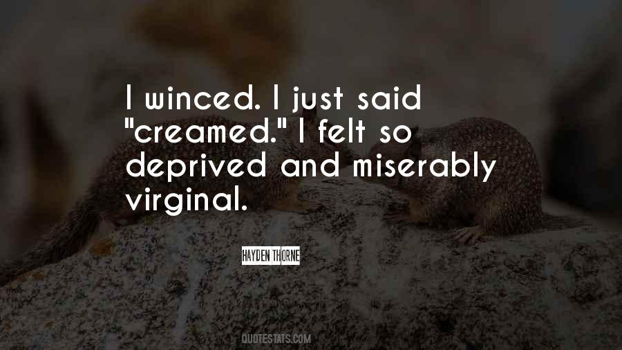 Winced Quotes #596455