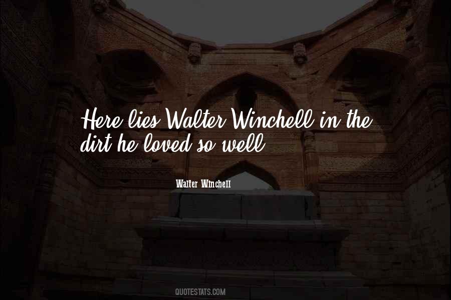 Winchell's Quotes #1011602