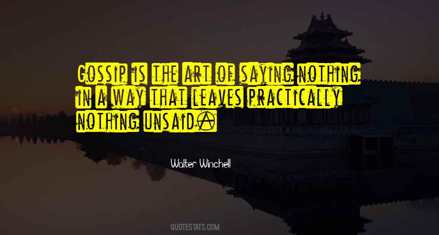 Winchell's Quotes #1063407