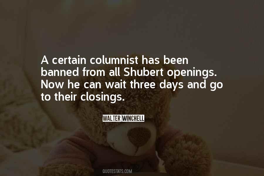 Winchell's Quotes #1816206 Winchell's Quotes #1816206