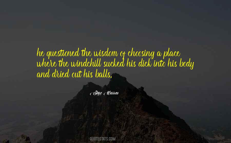 Windchill Quotes #1093021