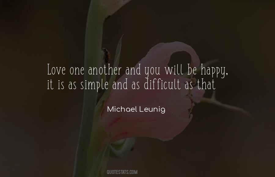 Quotes About Simple Love #66127