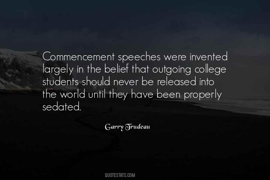 Quotes About Commencement Speeches #1054722