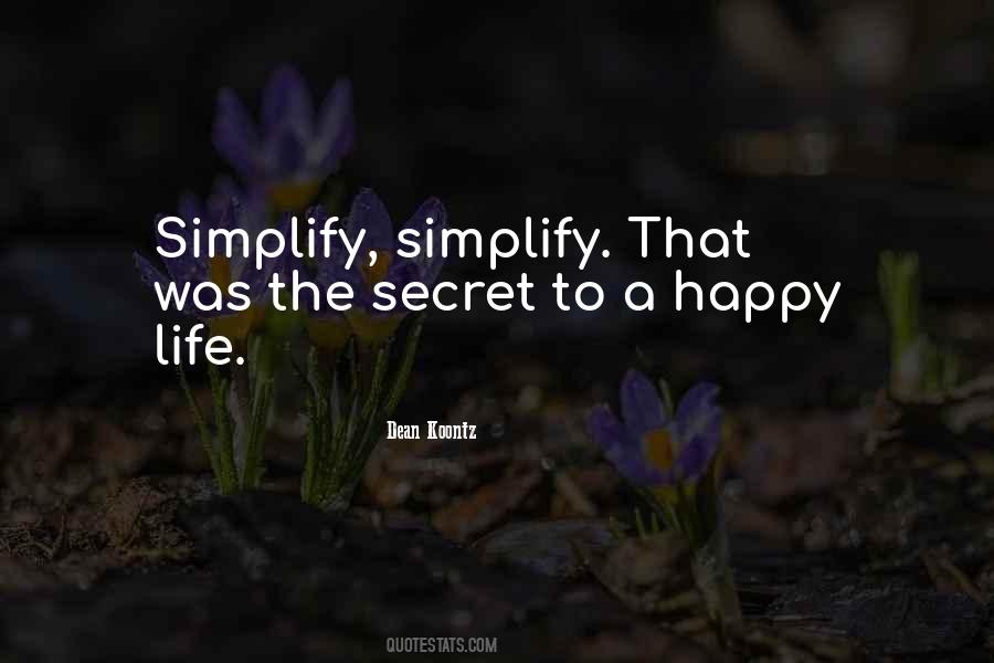 Quotes About Simplify #1088728