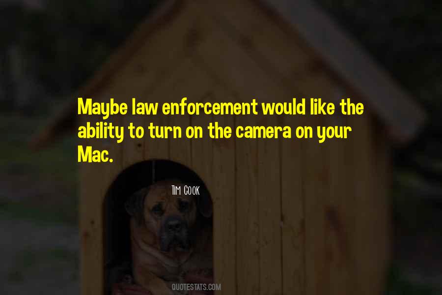 Quotes About Enforcement #1065720