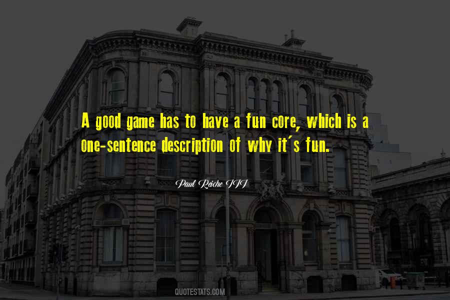 Quotes About Good Game #282278