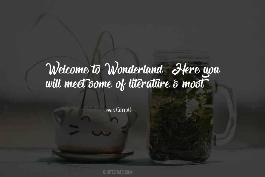 Wonderland's Quotes #1066824