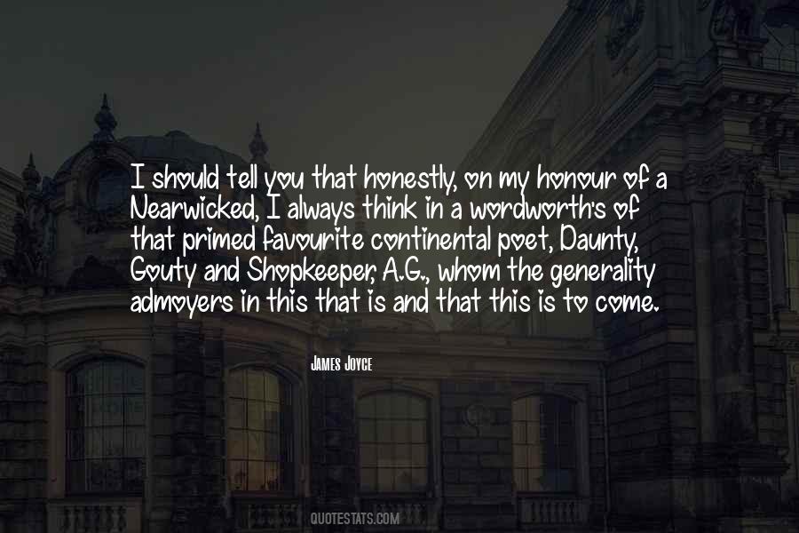 Wordworth's Quotes #1713664